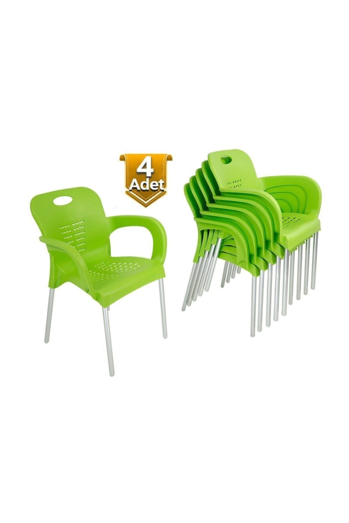Özel Yapım 4 Adet Çok Sağlam Plastik Sandalye - Uzun Ömürlü - Günün Fırsatı - 6 Farklı Renk Seçeneği