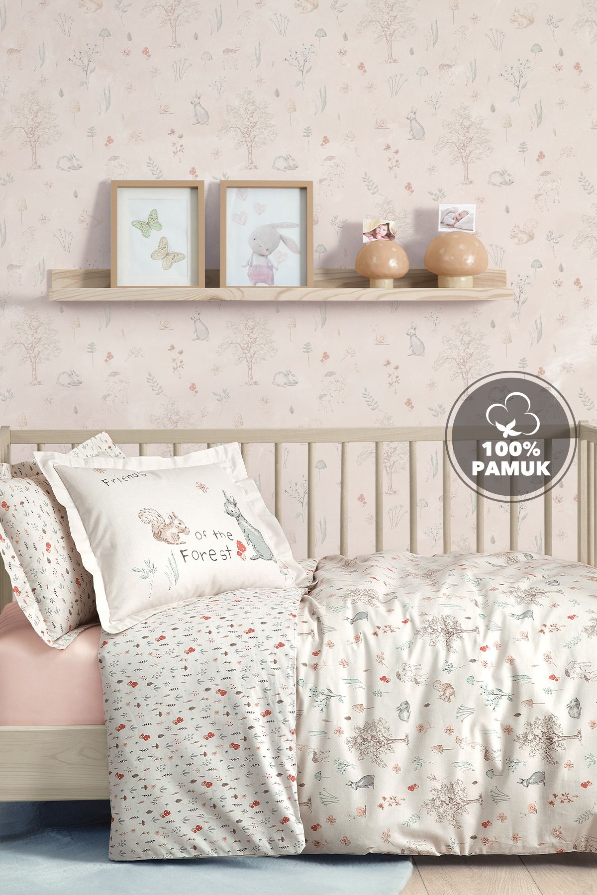 Yataş Mini Wonderland Ranforce Bebek Nevresim Takımı