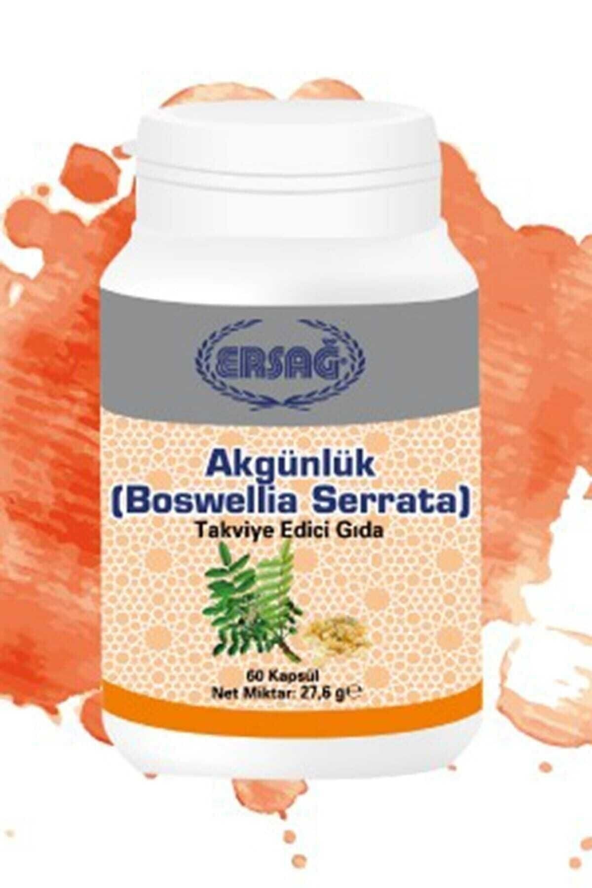 Ersağ Akgünlük (boswellia Serrata) Takviye Edici Gıda 60 Kapsül