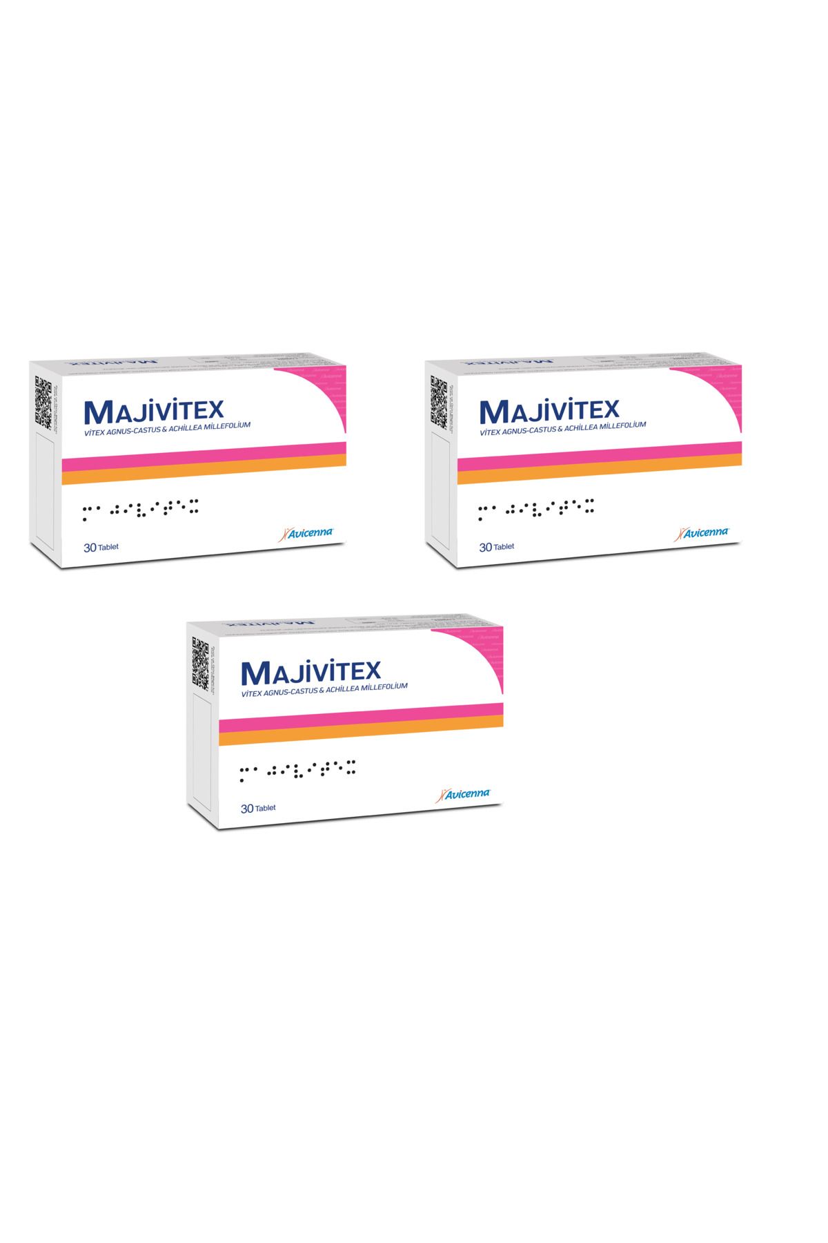 Avicenna Majivitex - Civanperçemi ve D3 Vitamini İçeren Takviye Edici Gıda 3 Adet