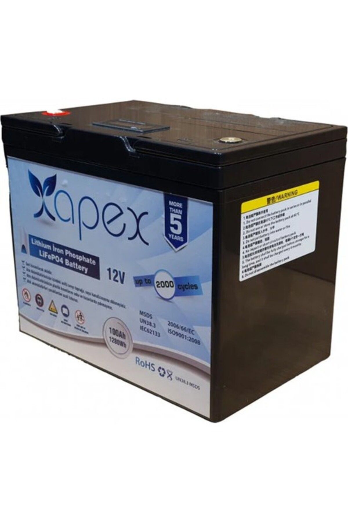 Apex Lityum Akü 12V 100 Ah