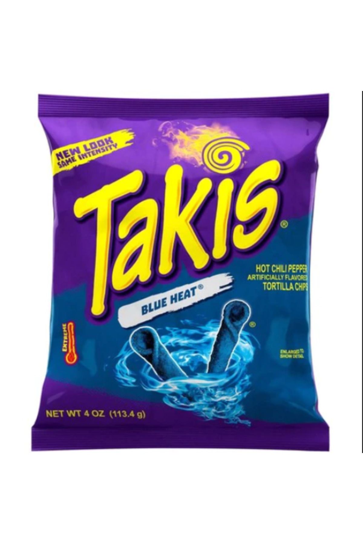 Takis Blue Heat Chili Pepper And Lime Tortilla Chips 4oz (113gm)