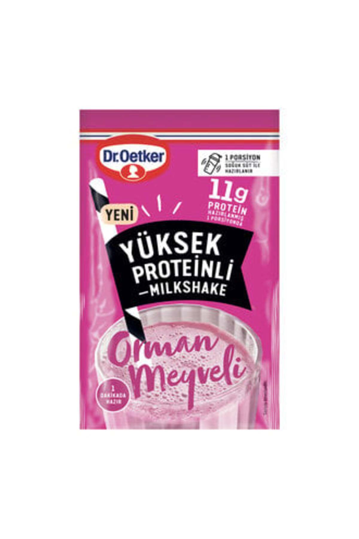 Dr. Oetker Dr.Oetker Orman Meyveli Yüksek Proteinli Milkshake 15 G ( 5 ADET )