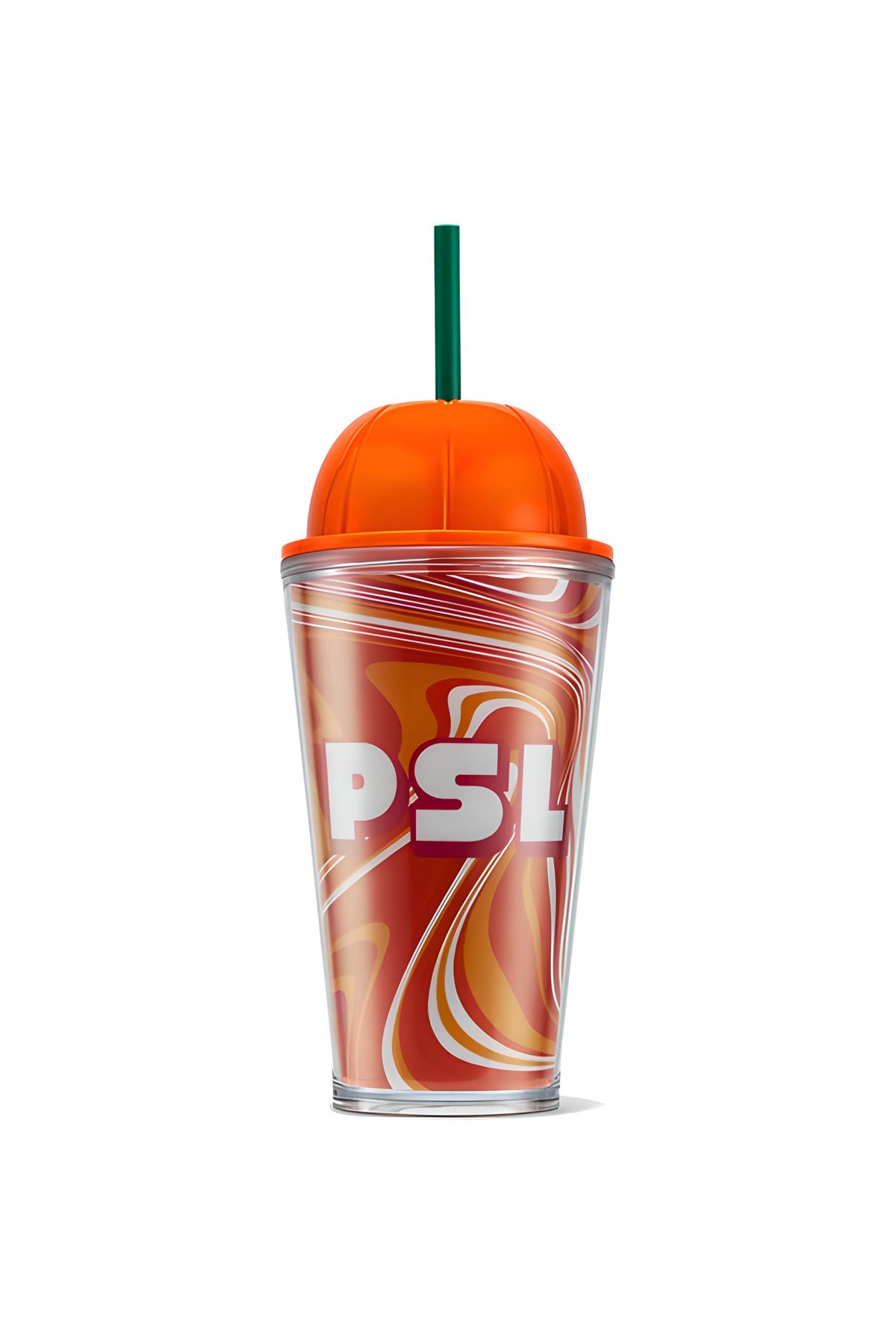Starbucks ® Psl Plastik Soğuk Içecek Bardağı - Turuncu - 473 Ml