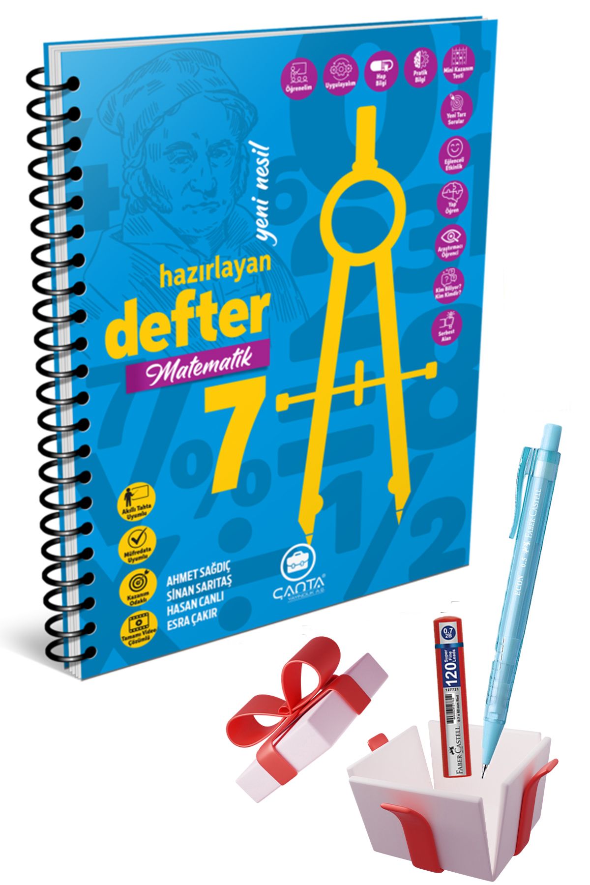 Çanta Yayınları 7.Sınıf Matematik Hazırlayan Defter + Faber Eğitim Seti