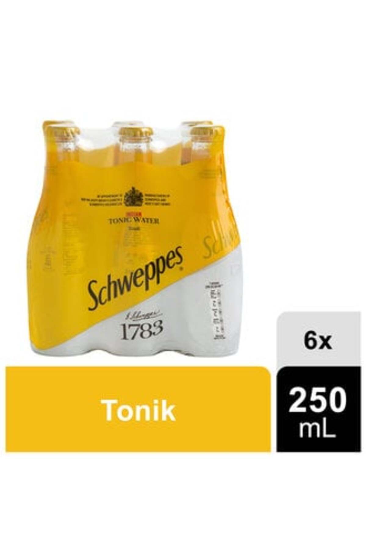 Schweppes Tonik 6X250 Ml ( 12 ADET )