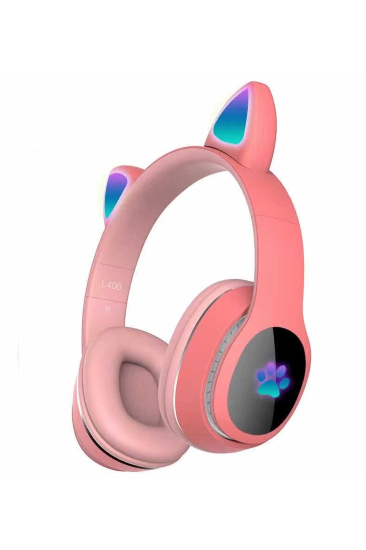 Dolia Bluetooth Işıklı Kırmızı Kulak Üstü Kulaklık((akıllı Gürültü Önleyici Teknolojisi+ Dinamik Ses)