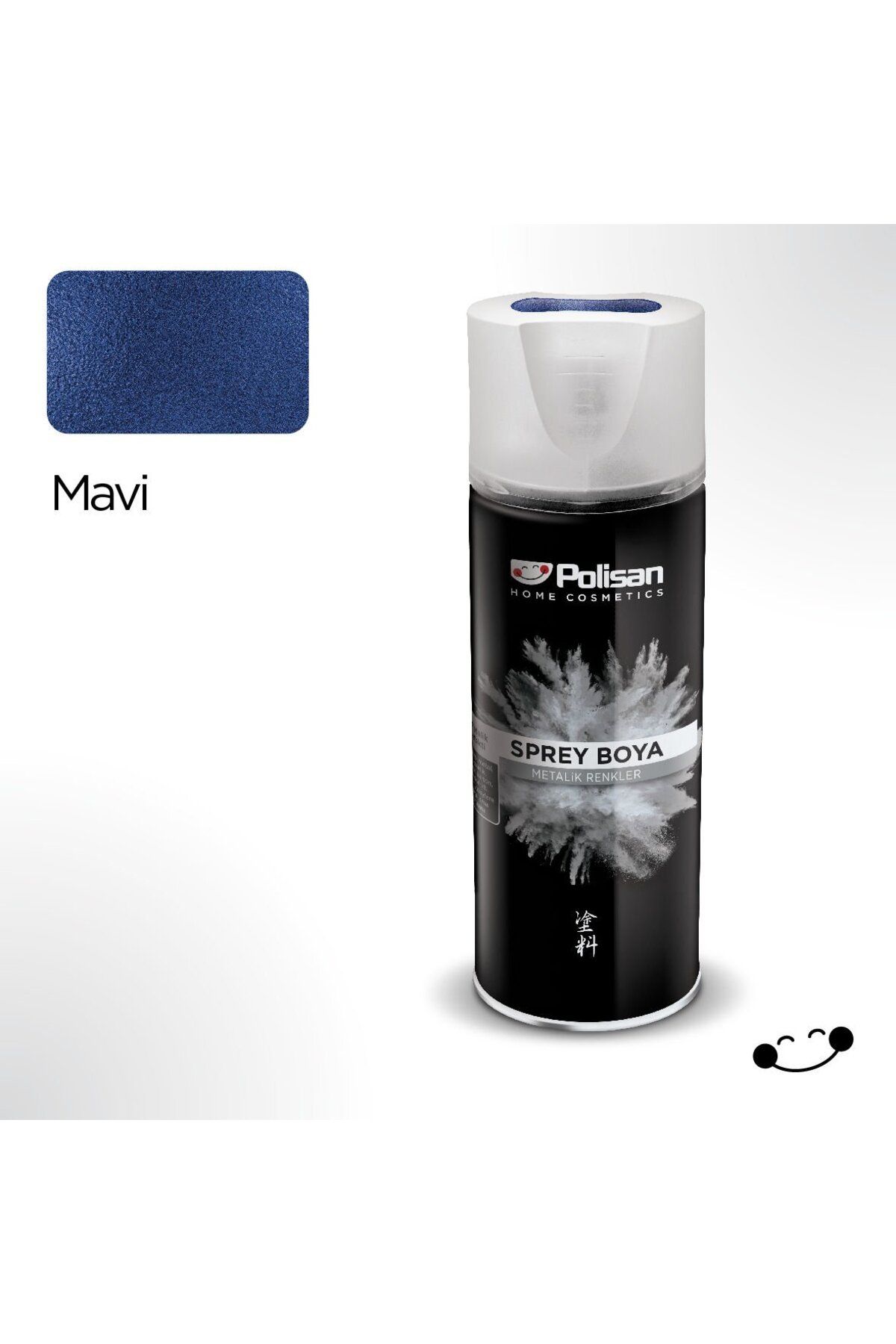 Polisan Metalik Sprey Mavi 400 Ml