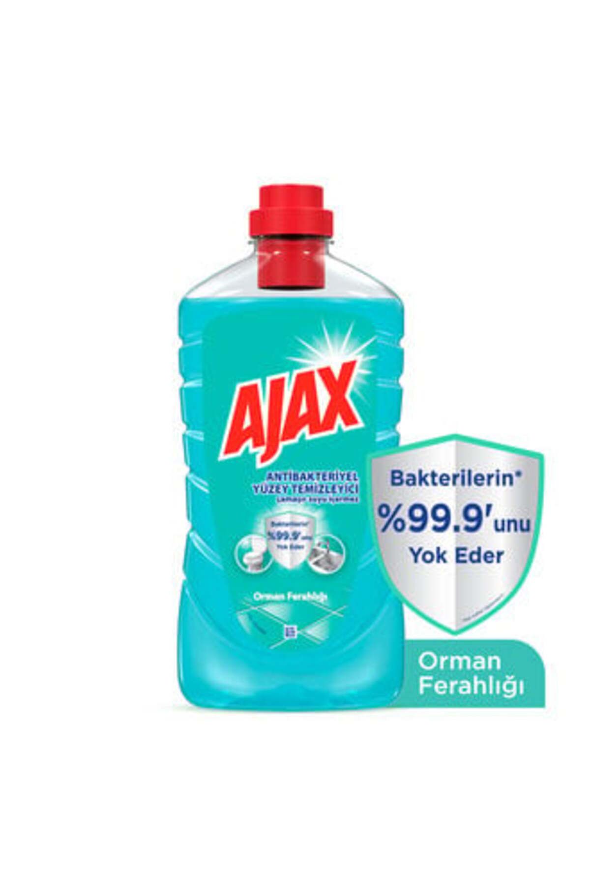 Ajax Antibakteriyel Yüzey Temizleyici Orman Ferahlığı 1 L ( 5 ADET )