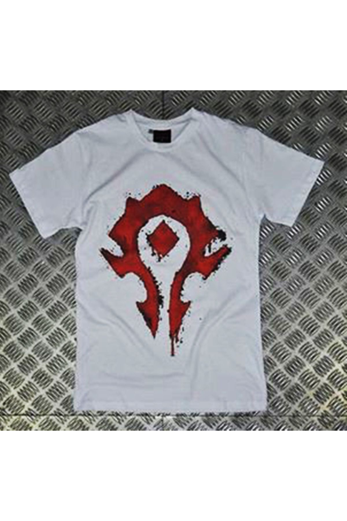 fame-stoned Unisex Warcraft Baskılı T-shirt