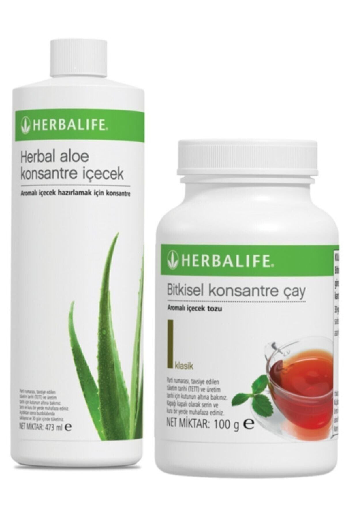 Herbalife Set Aloe Konsantre Içecek Klasik 100 G Çay Hb