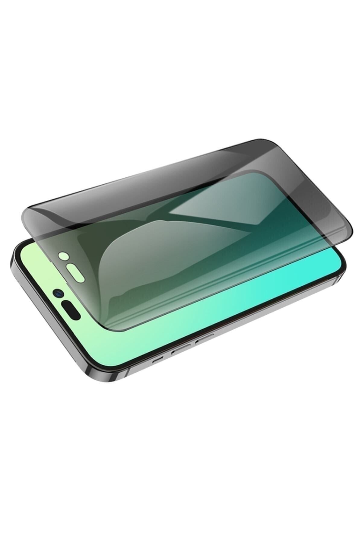 Powerfox Iphone 14 Pro Max Uyumlu Hayalet Cam Tam Kaplayan Kırılmaz Ekran Koruyucu.