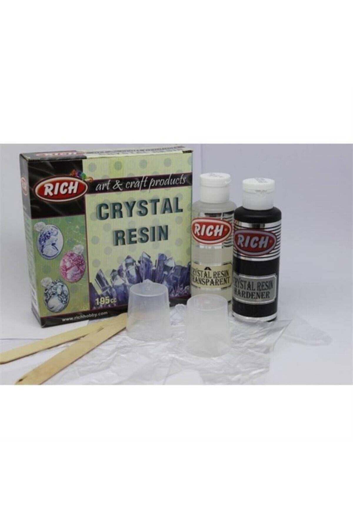 Rich Crystal Resın Kristal Reçine 130+65 cc Şeffaf