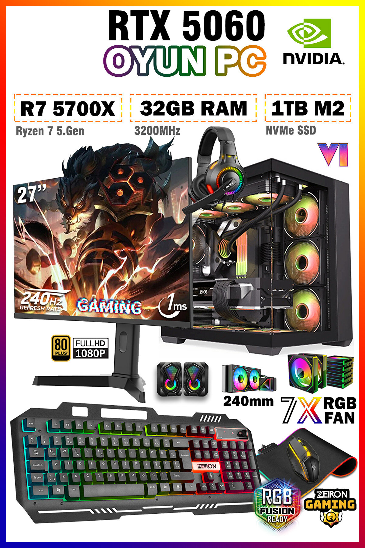 Expertcenter P500MV I7-13620H 32GB 1tb SSD WIN11PRO 23.8 Mon. WB7136216512B0DW1396ZETTAUSBBELLEK