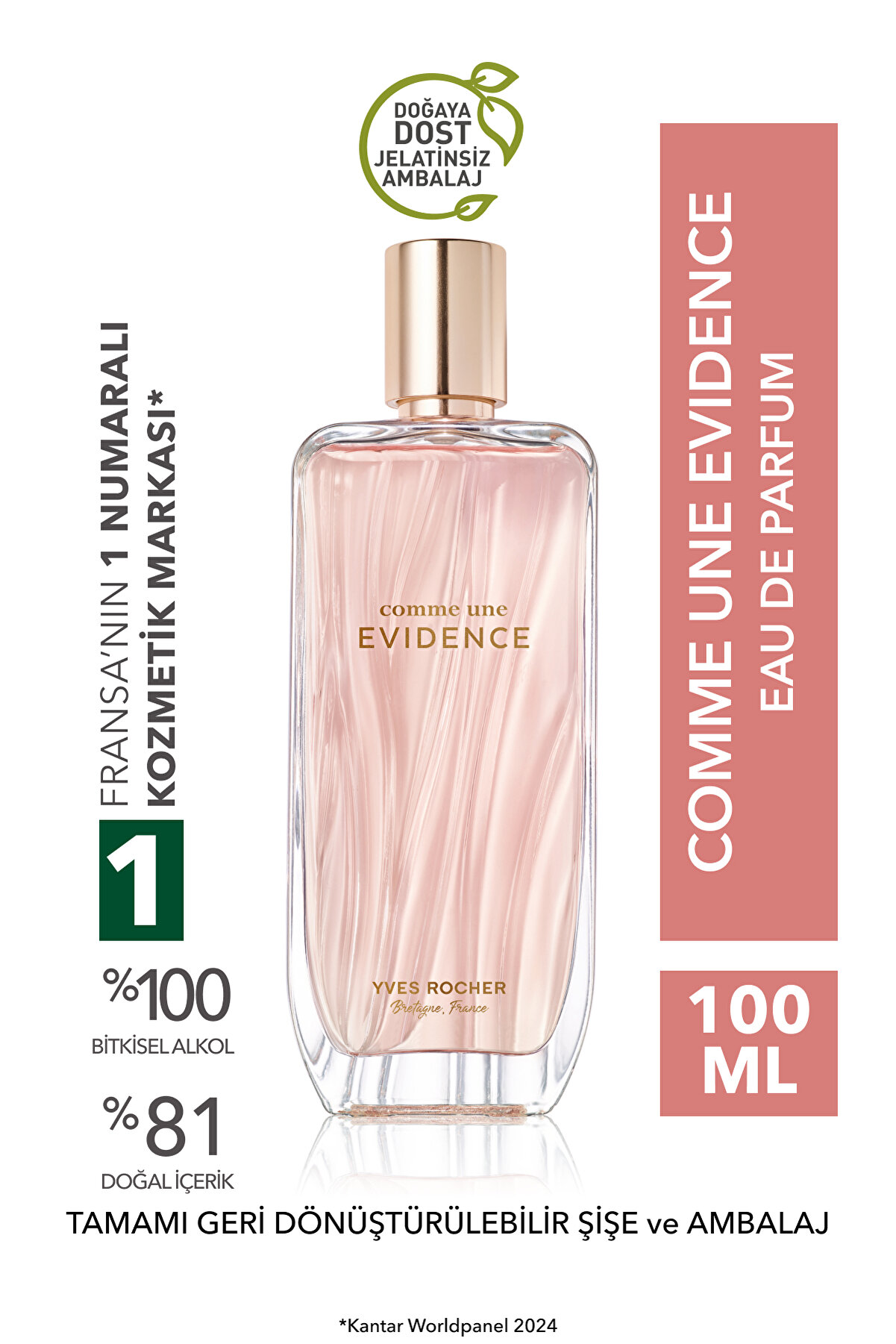 Yves Rocher Comme une Evidence EDP Kadın Parfüm 100ml