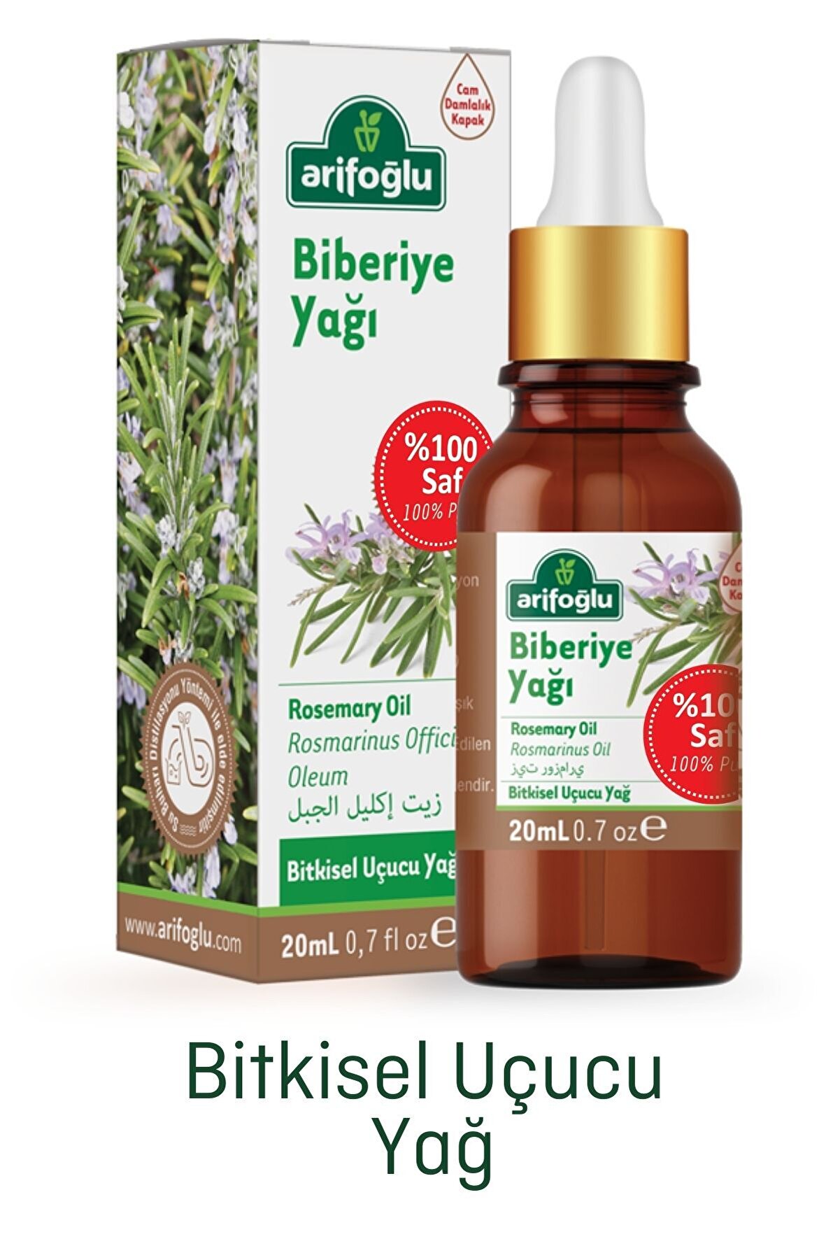 Arifoğlu Biberiye Yağı 20ml %100 Saf Ve Doğal Rosemary Oil
