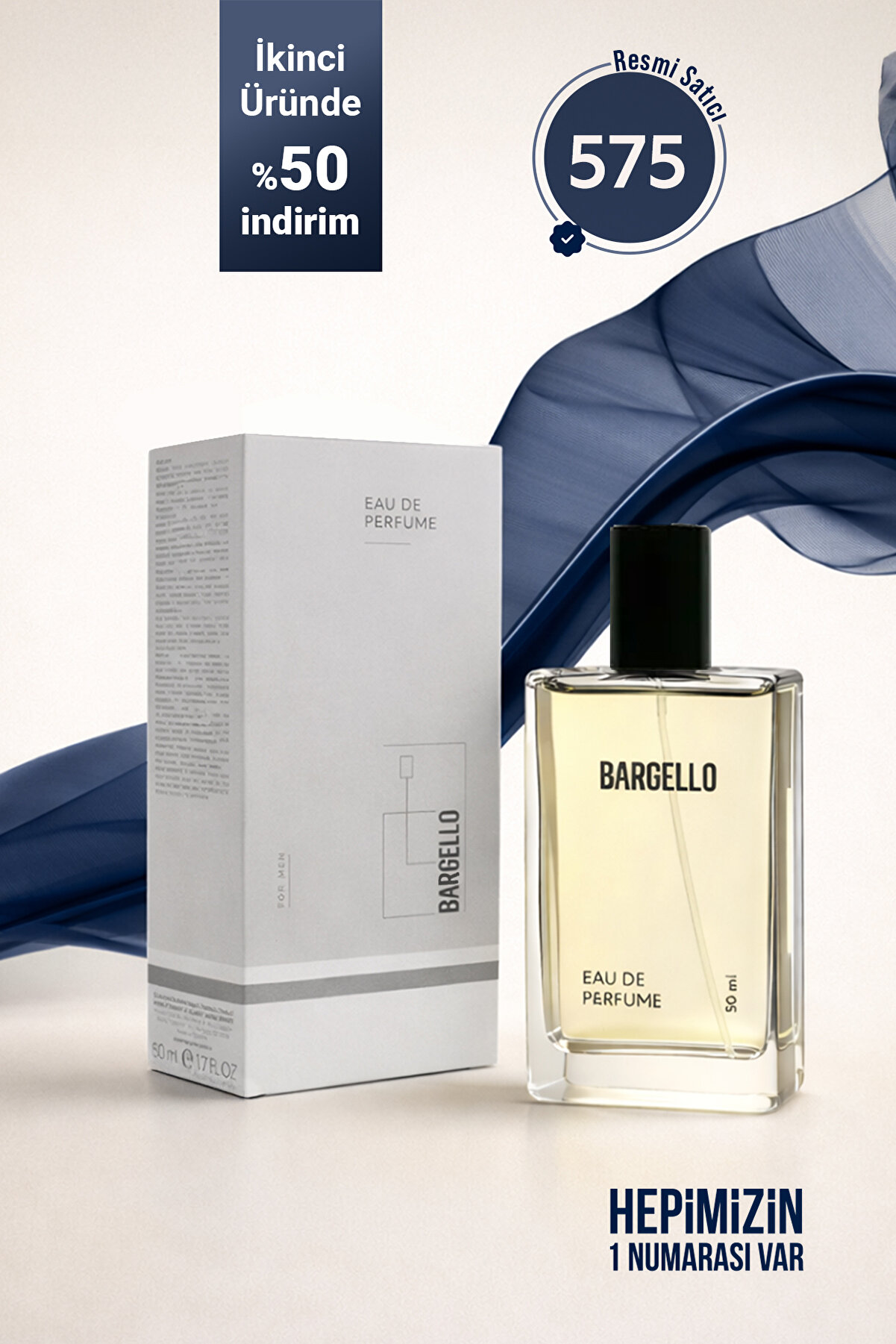Bargello 575 Erkek Parfüm 50 ml - Odunsu ve Kalıcı Edp