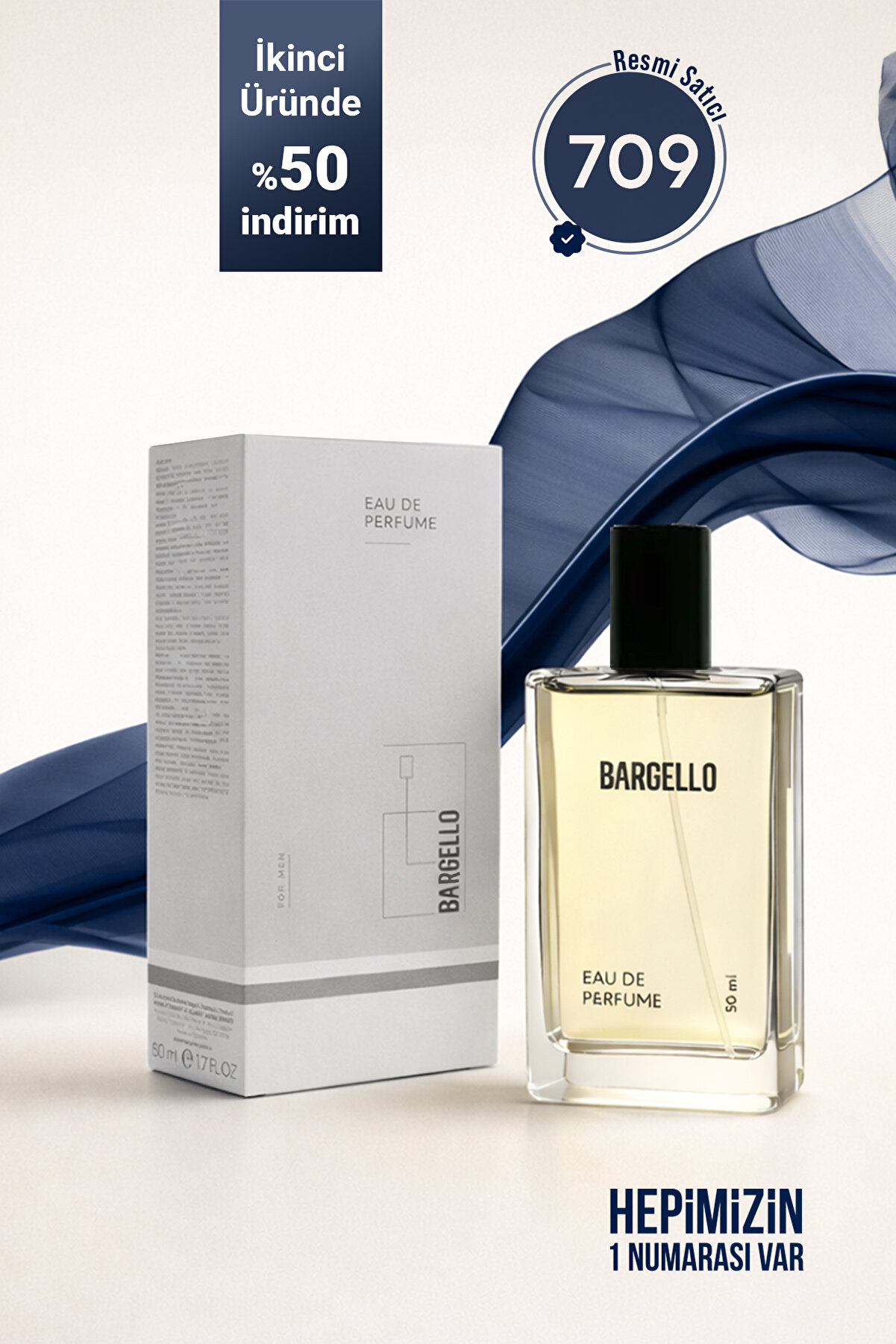 Bargello 709 Erkek Parfümü EDP Orıental 50 ml Kalıcı Koku