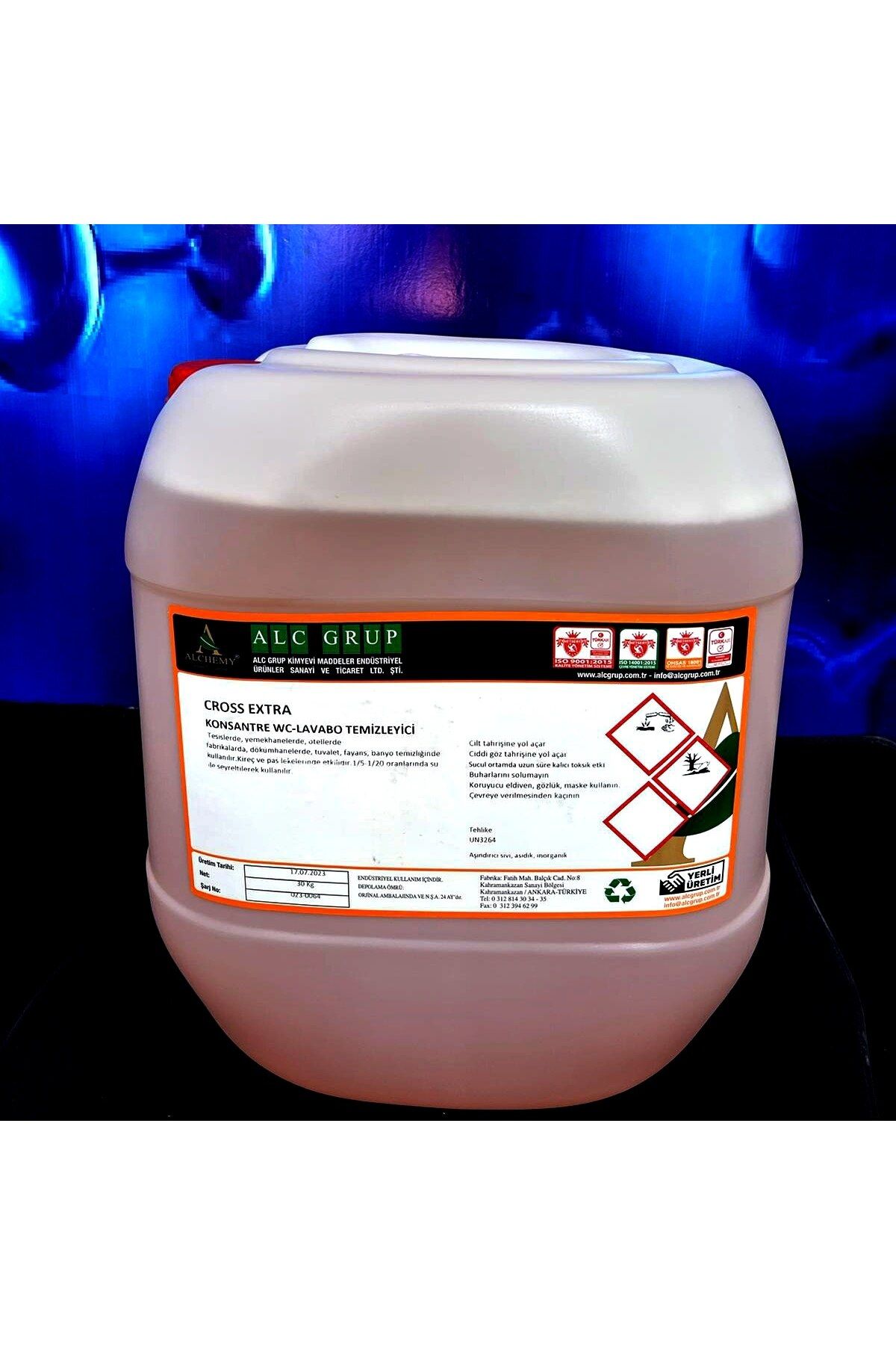 ARG CROSS EXTRA KONSANTRE WC LAVABO TEMİZLEME MADDESİ 30 KG