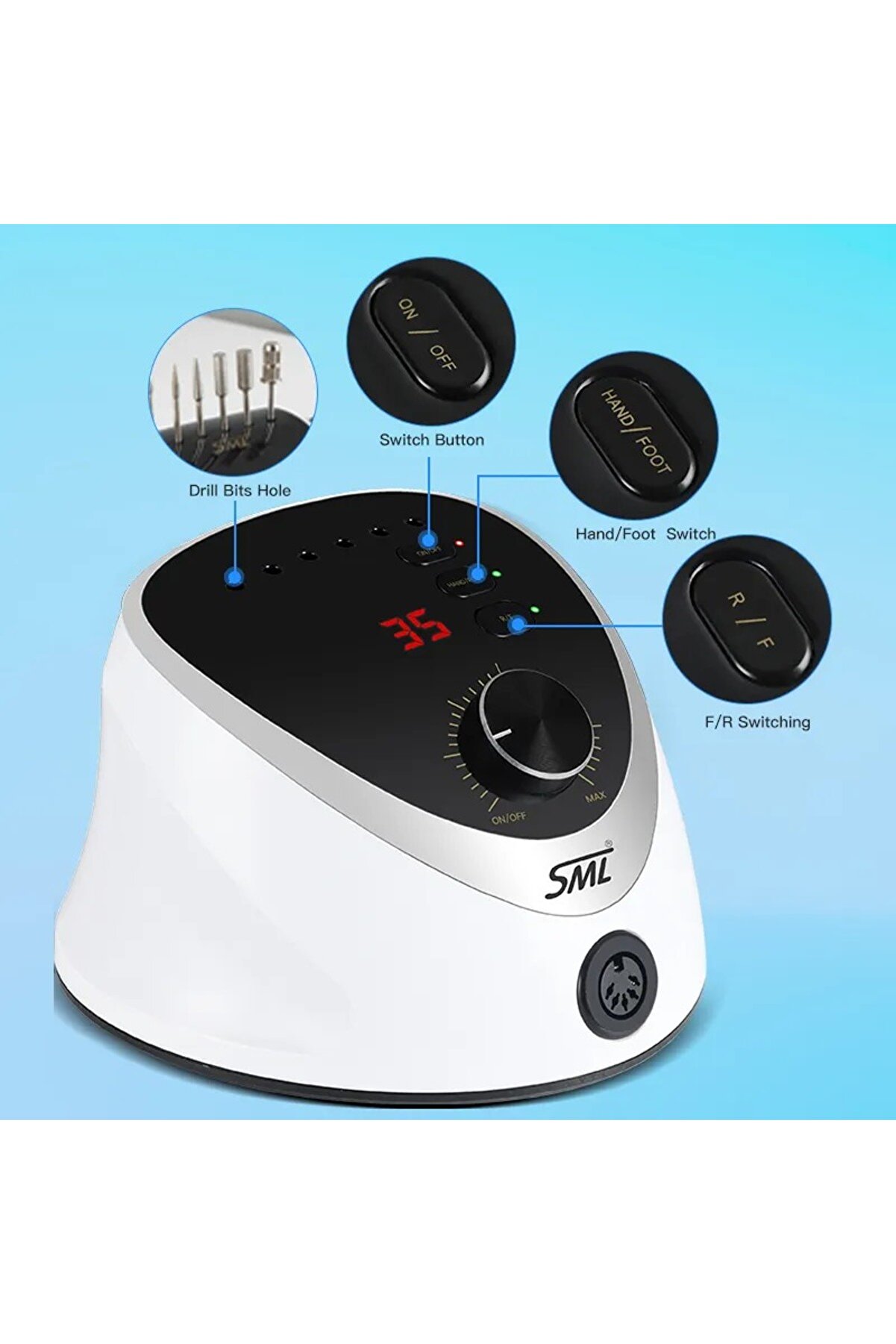 SML Tırnak Törpü Cihazı M12 (Nail Sander M12) Fiyatı, Yorumları Trendyol