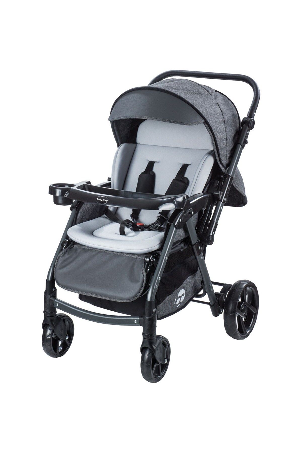 Baby Care 500 Combo Maxi Pro Bebek Arabası Gri