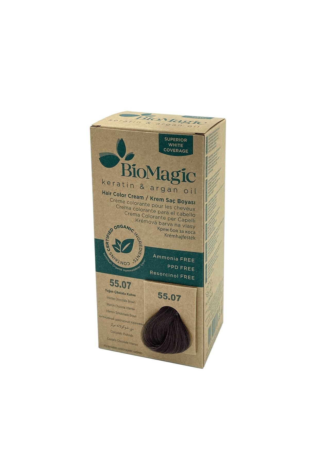 BioMagic Saç Boyası Yoğun Çikolata Kahve No: 55.07