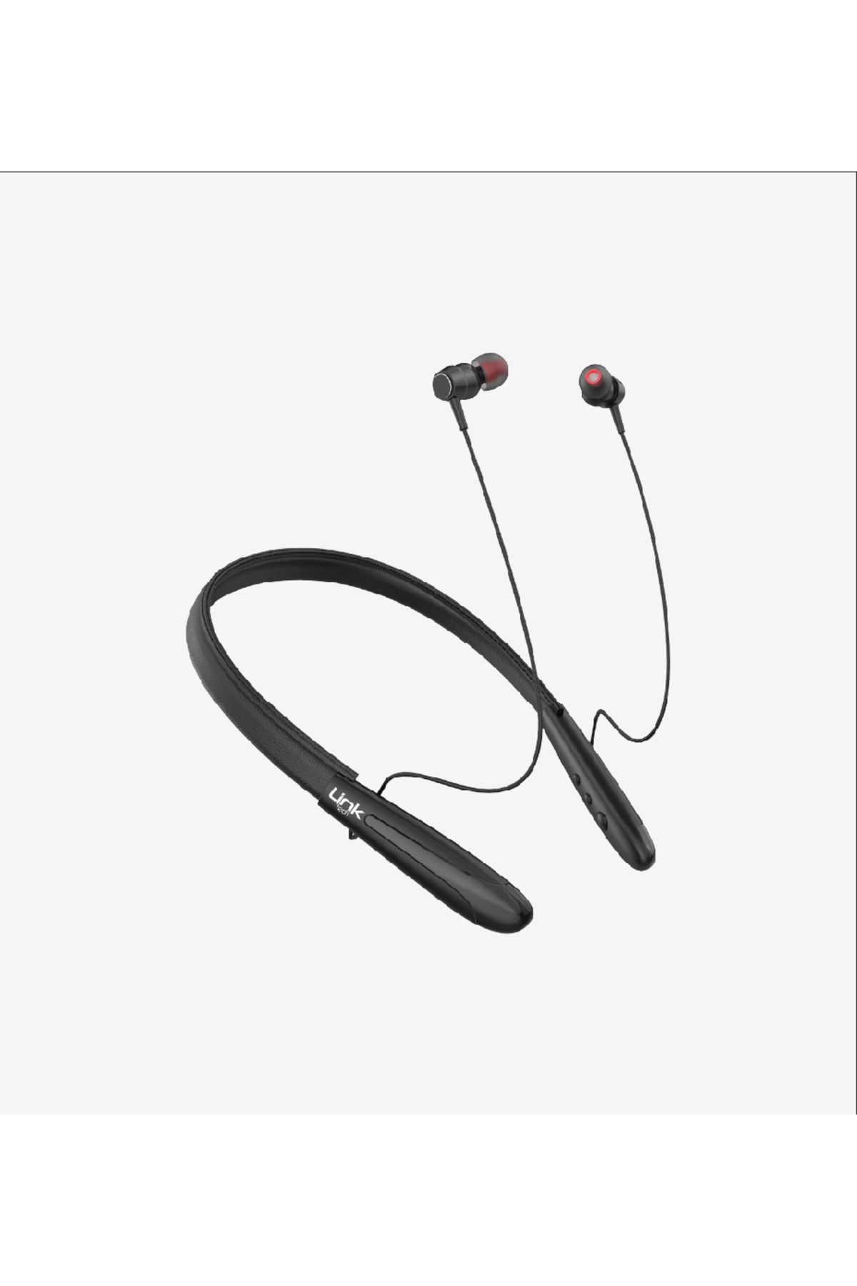 Linktech Boyun Askılı Silikonlu Spor Bluetooth Kulaklık H997 Neckband 35 Saat şarj kapasiteli