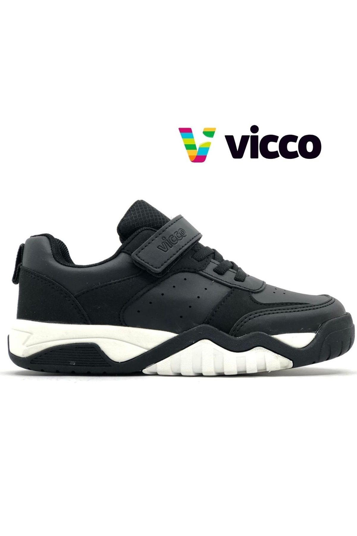 Vicco Maxi Sneaker Ortopedik Çocuk Spor Ayakkabı SİYAH
