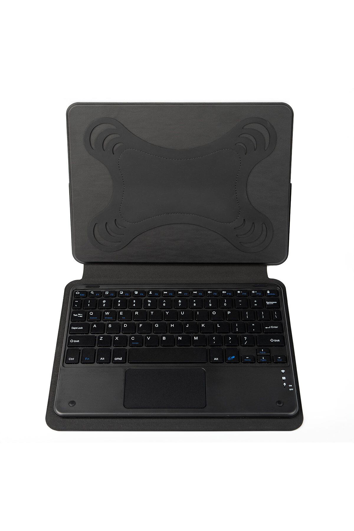 Nezih Case Galaxy Tab S7 Plus T970 Uyumlu Bluetooh Bağlantılı Standlı Klavyeli Tablet Kılıfı