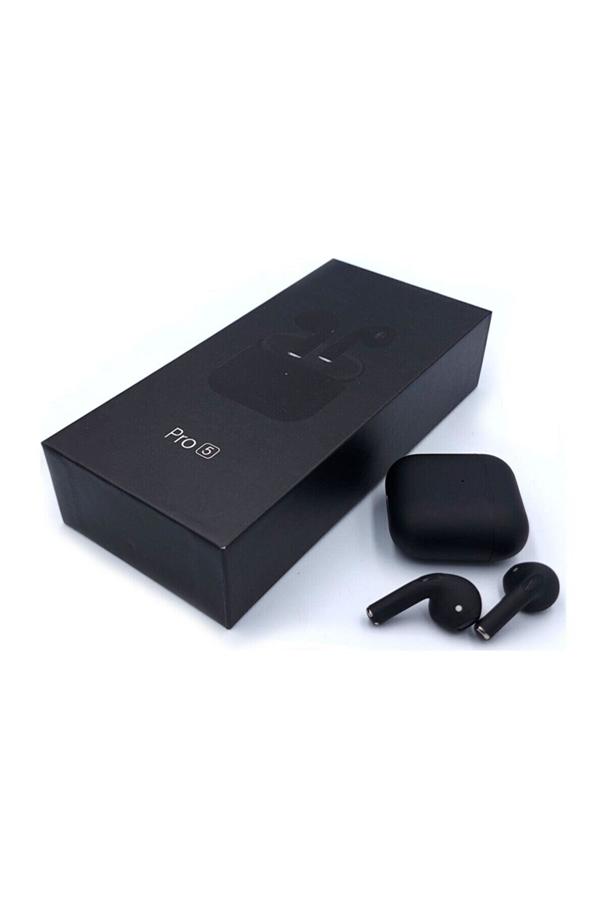 Teknoloji Gelsin Pro 5 Kablosuz Kulaklık Bluetooth Kulaklık Hd Ses Extra Bas Stereo Siyah