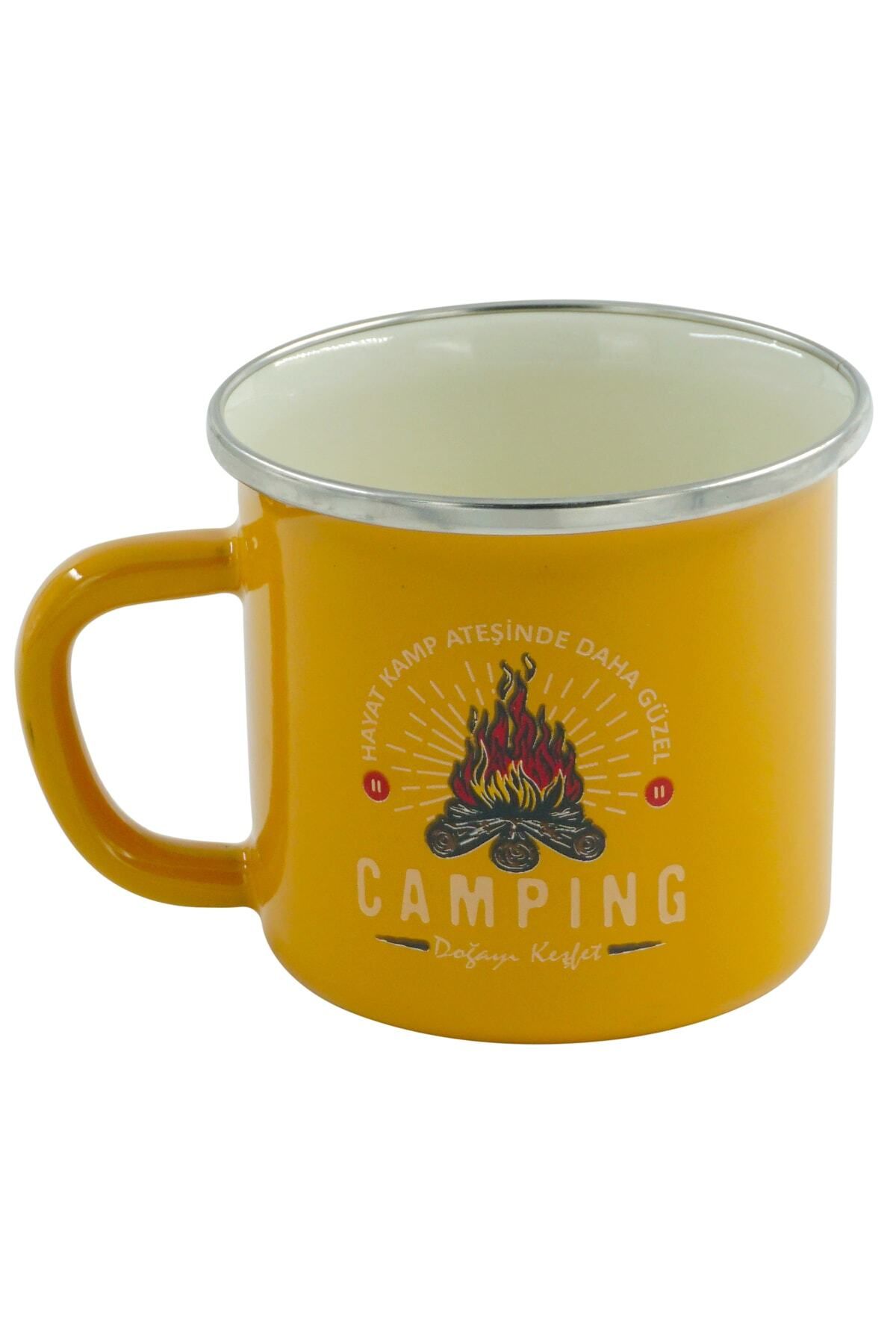 Orcamp Retro Emaye Kupa Bardak Camping