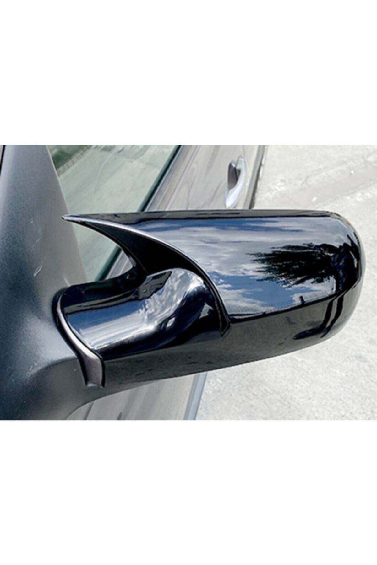 autovision Renault Megane 2 Batman Ayna Kapağı Yarasa Ayna Piano Black Plastik
