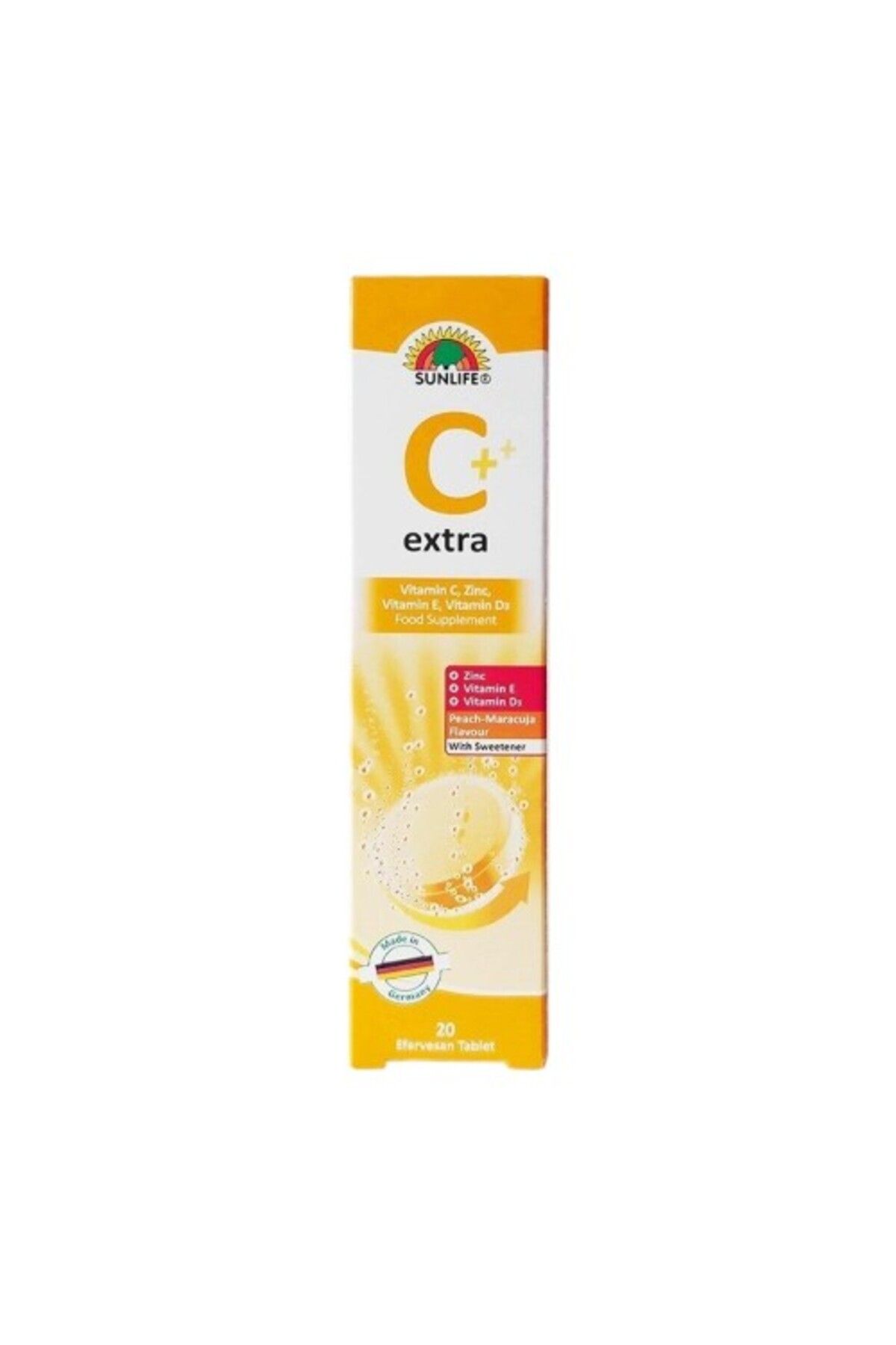Sunlife Extra C Vitamin C 20 Efervesan Tablet