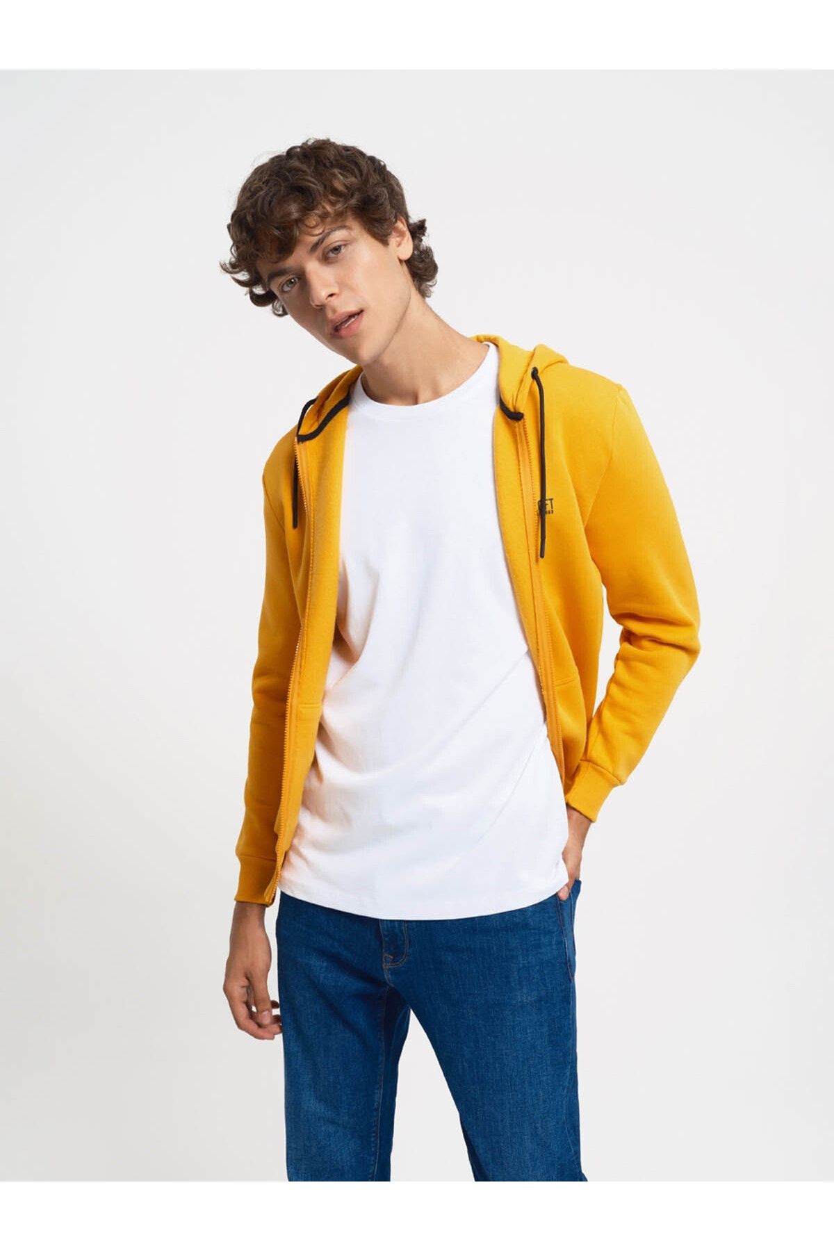Loft Erkek Sweatshirt Sarı LF2034270