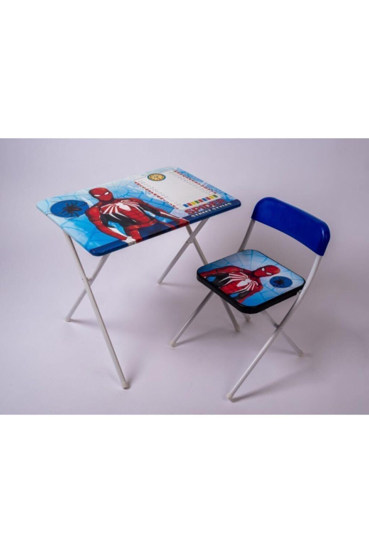 POKY BEBE Çocuk Ders Çalışma Masası Ve Sandalyesi Spider Street Style