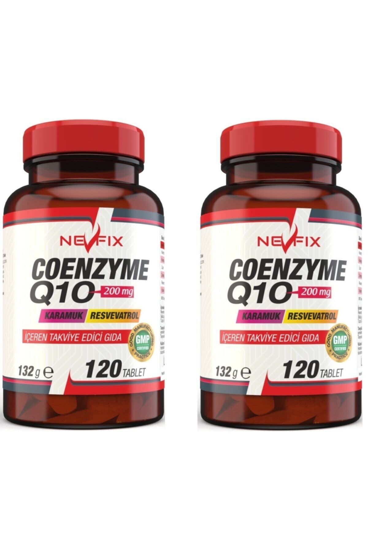 Nevfix Koenzim Coenzyme Q10 200 Mg 120 Tablet X 2 Kutu
