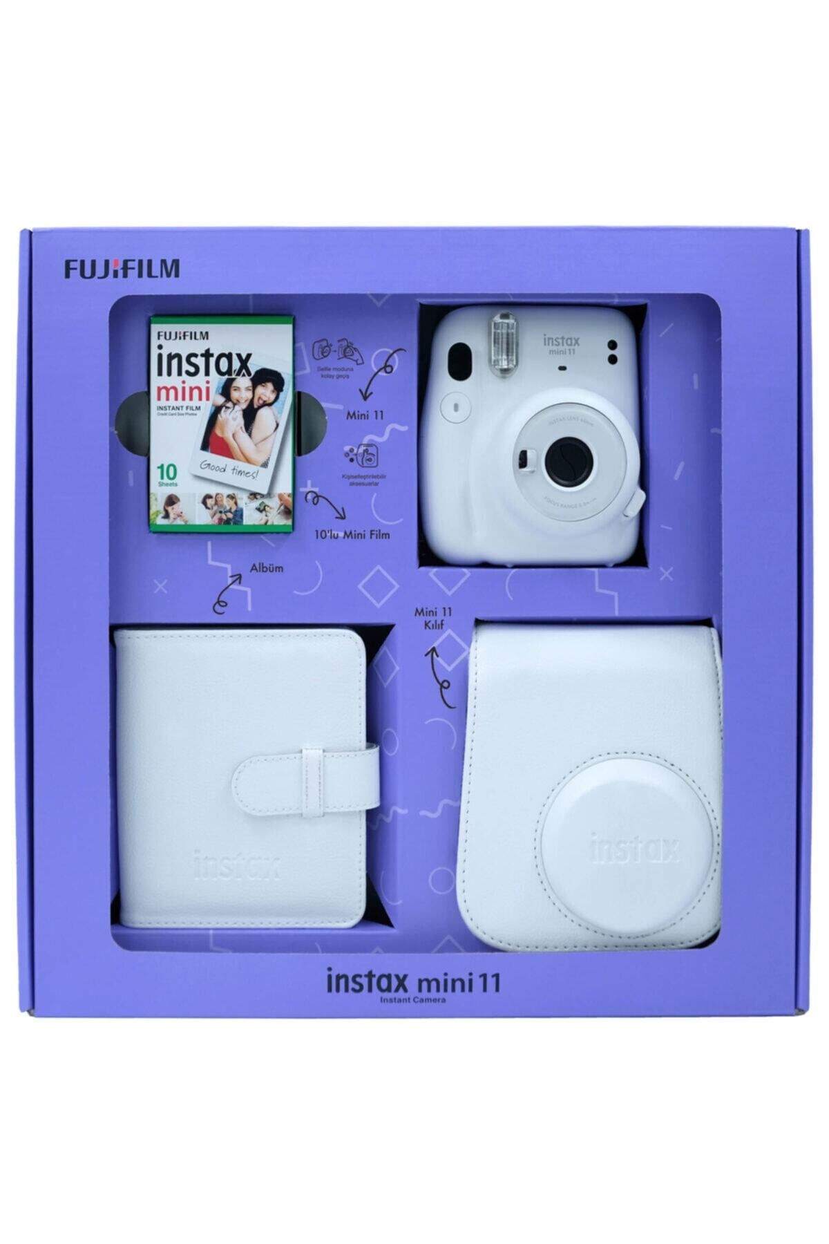 Fujifilm Instax Mini 11 Kare Albümlü Beyaz Box