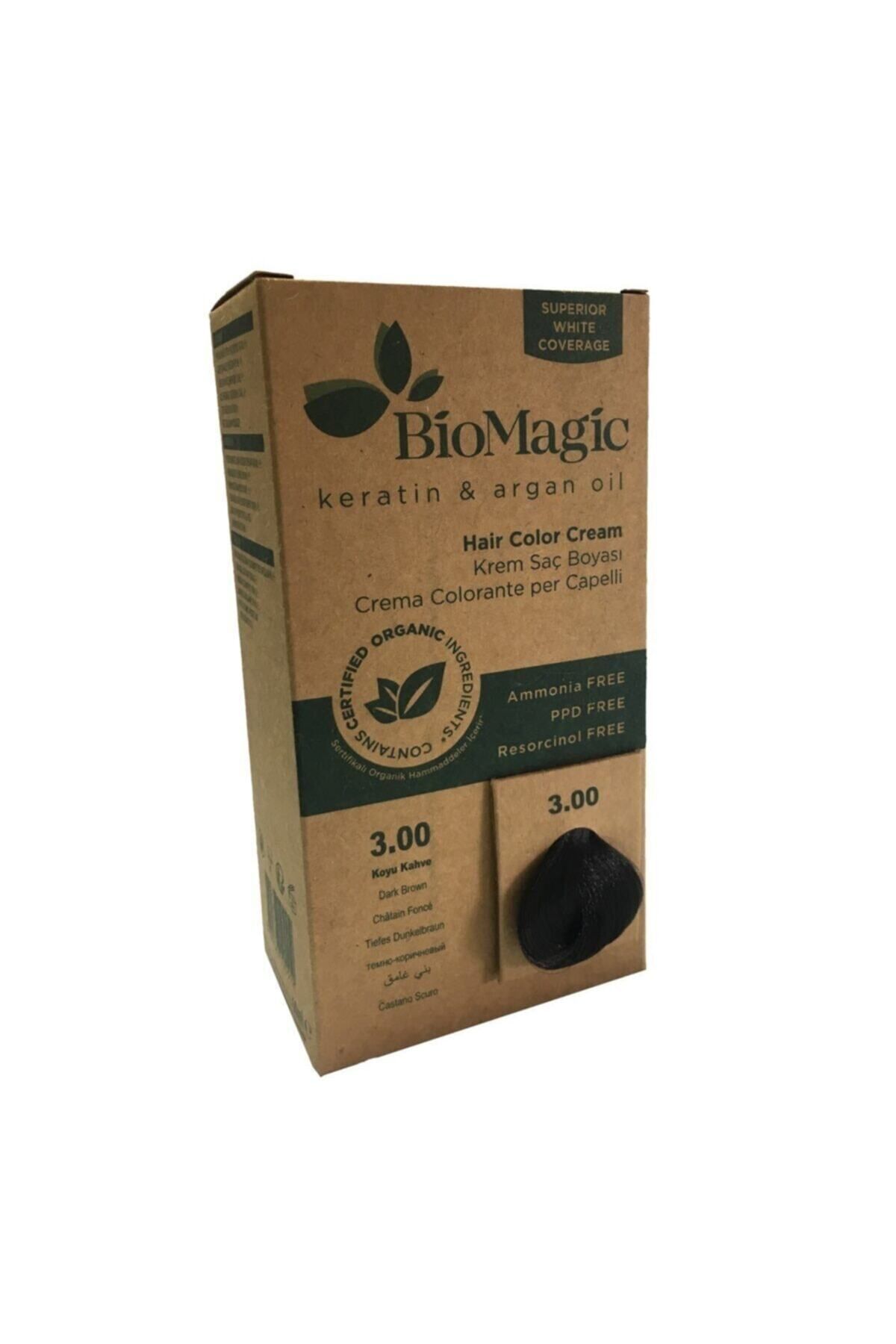 BioMagic Saç Boyası Koyu Kahve No: 3.00