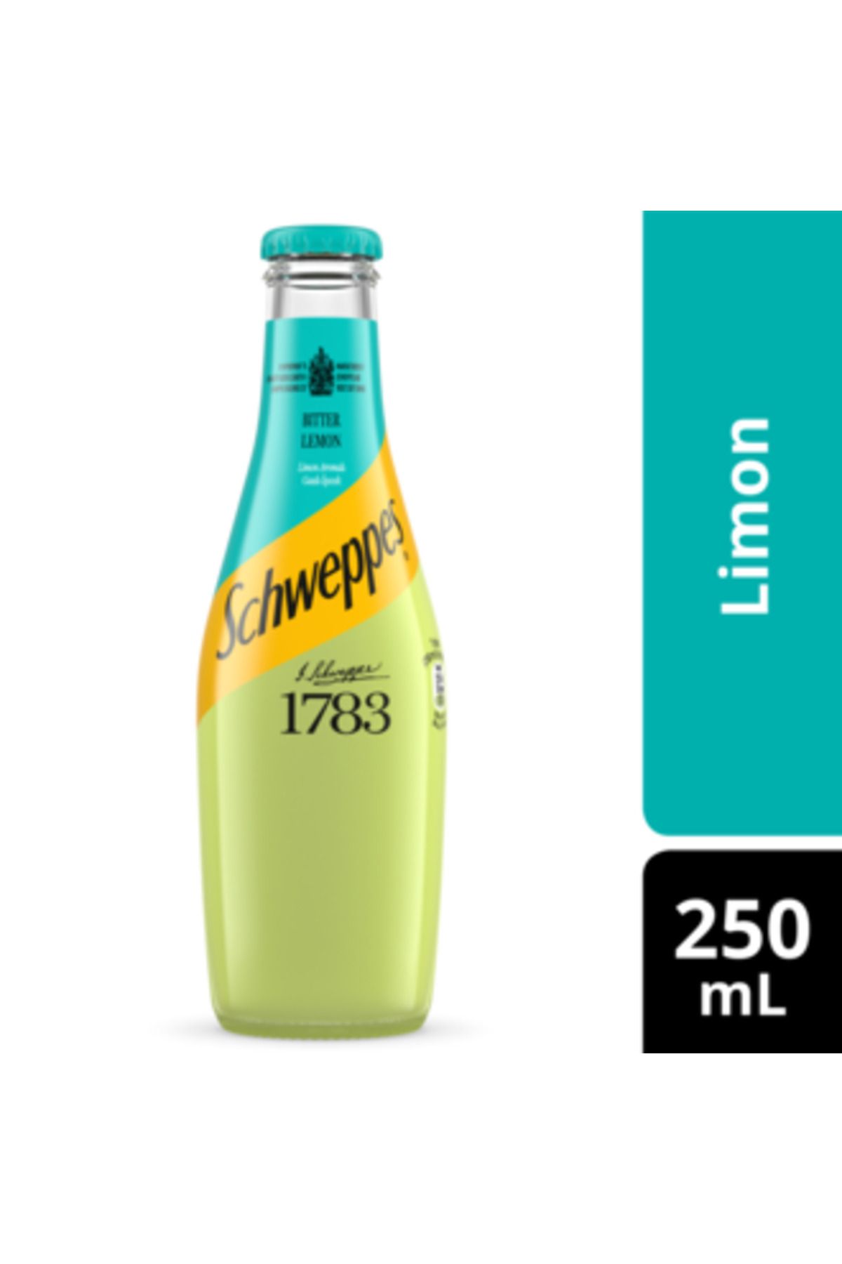 Schweppes Limon Aromalı Gazlı İçecek Cam 250 Ml ( 1 ADET )