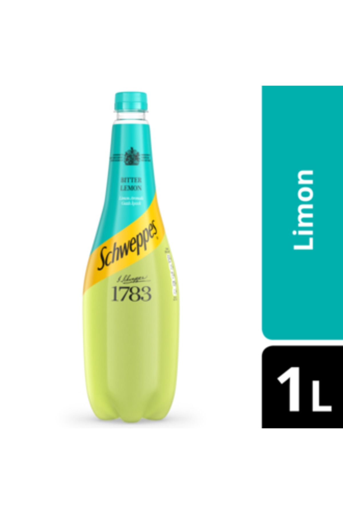 Schweppes Limon Aromalı Gazlı İçecek Pet 1 L ( 1 ADET )