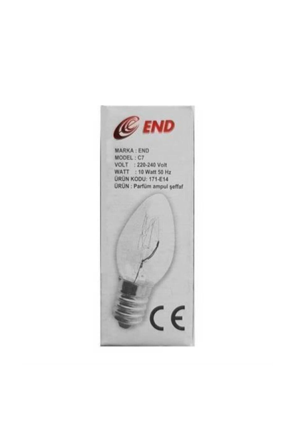 End Elektrik End 10w Gece Lambası Ampulü Tuz Lambası Ampulü Buzdolabı Ampulü E14 Duy