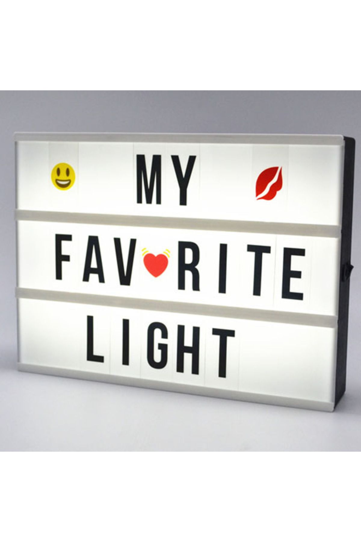 Genel Markalar Çınarcık Dr A6 Küçük Boy Lightbox Led Işıklı Yazı Panosu
