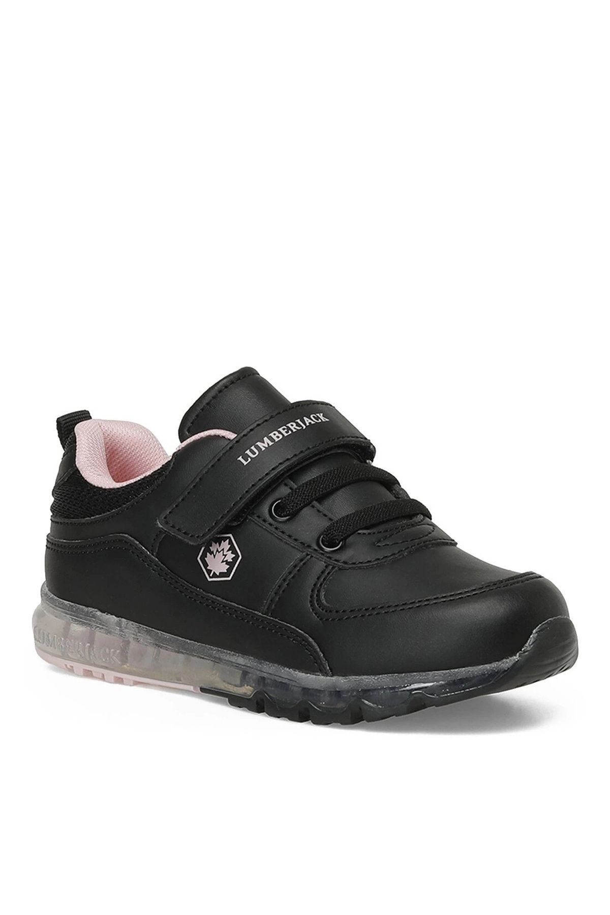 Lumberjack Siyah - Pembe Kız Çocuk Sneaker 3W CAP 3PR A10139258912010