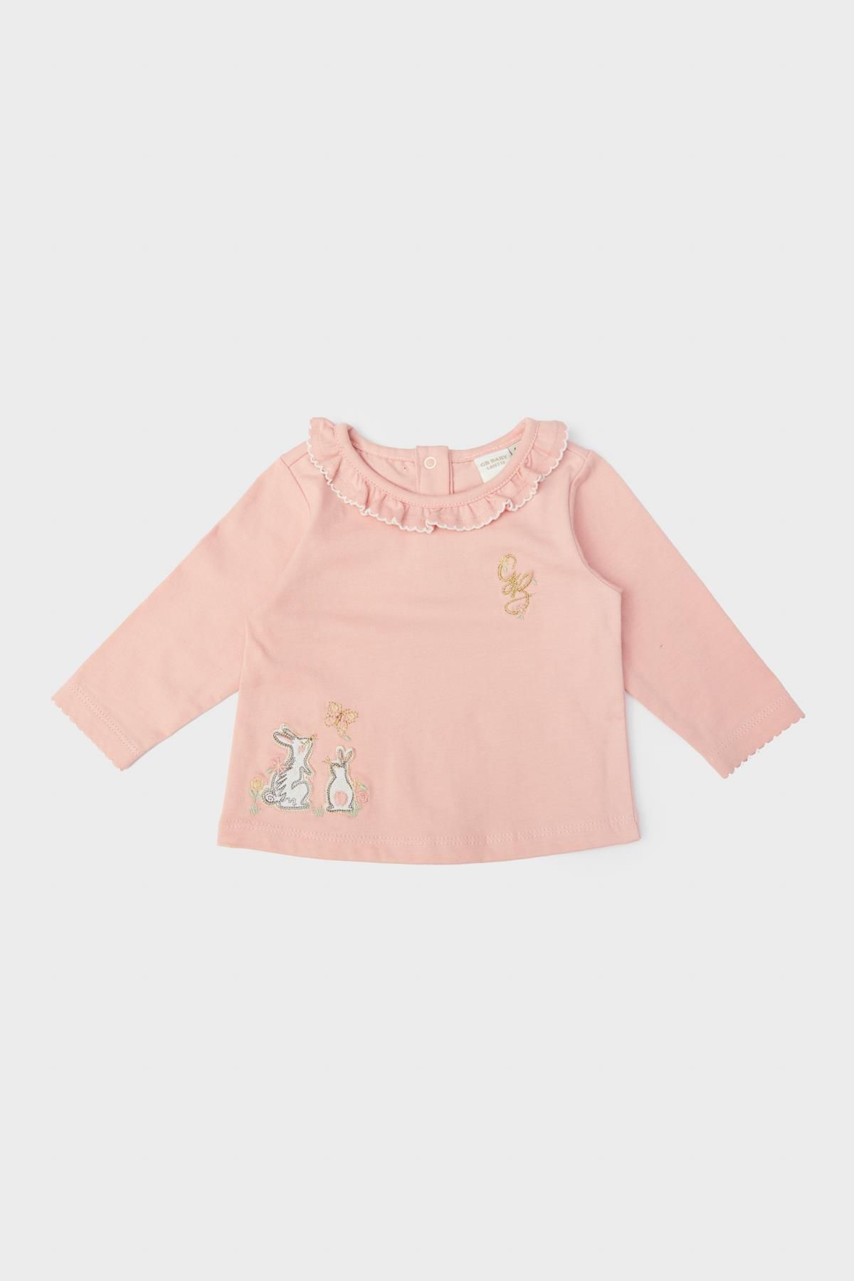 Layette Kız Bebek Pembe T-Shirt 23FW0LT7501