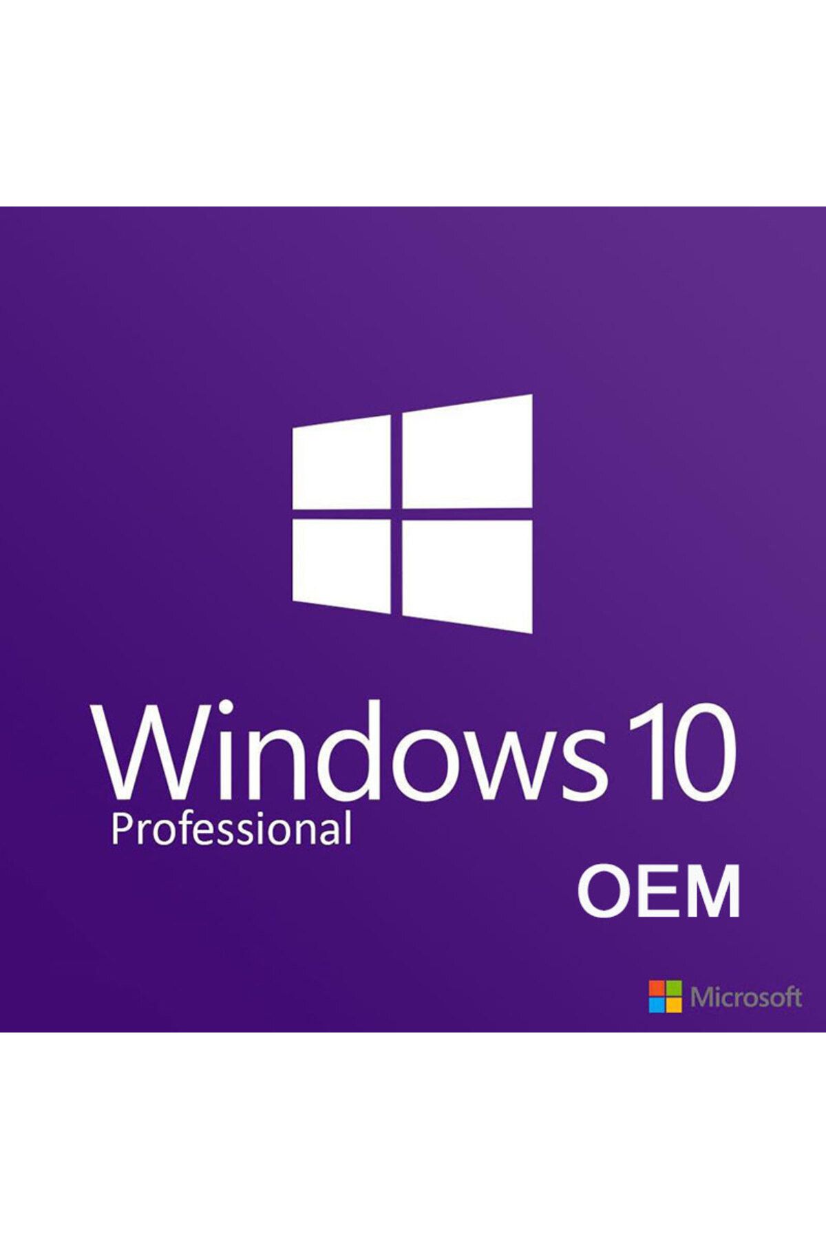 Microsoft Windows 10 Pro Oem Lisans Key