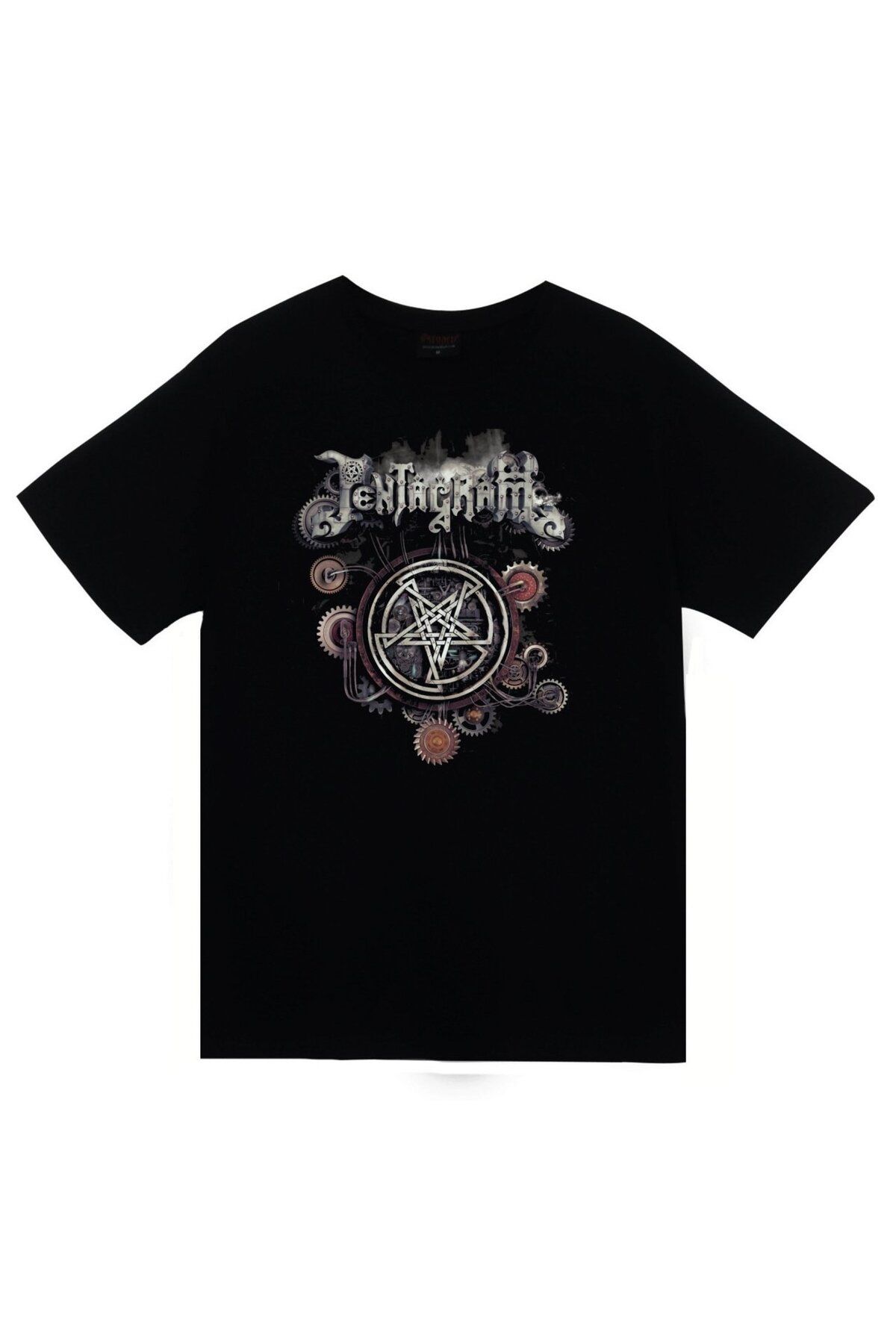 fame-stoned Pentagram Baskılı T-shirt