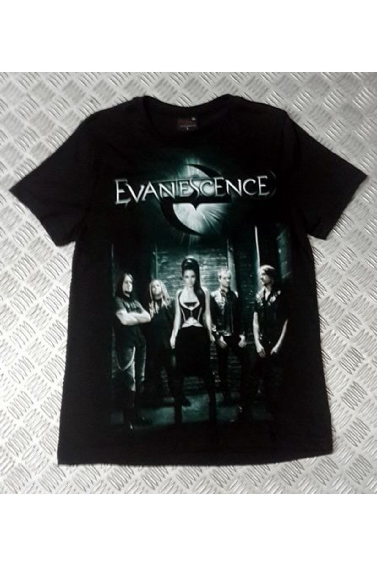fame-stoned Evanescence Baskılı T-shirt