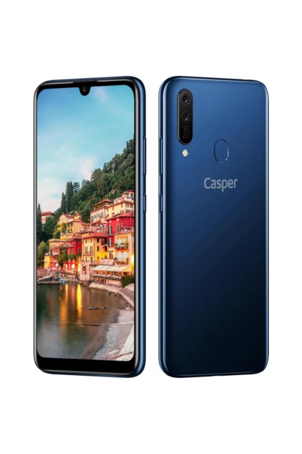 Casper Yenilenmiş Casper Via E4 Duos 32 GB Mavi Cep Telefonu A Kalite