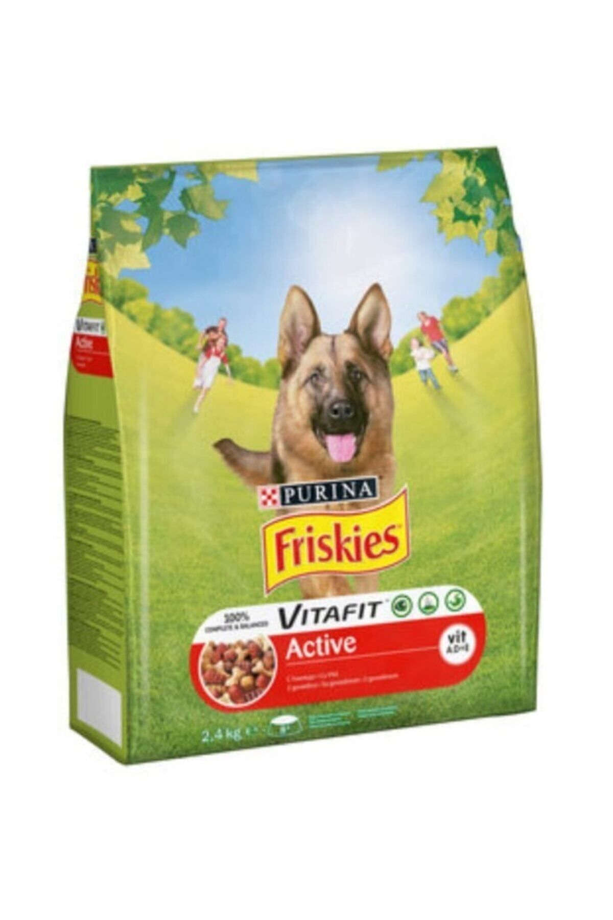 Friskies Etli Aktif Köpek Maması 2,4 kg