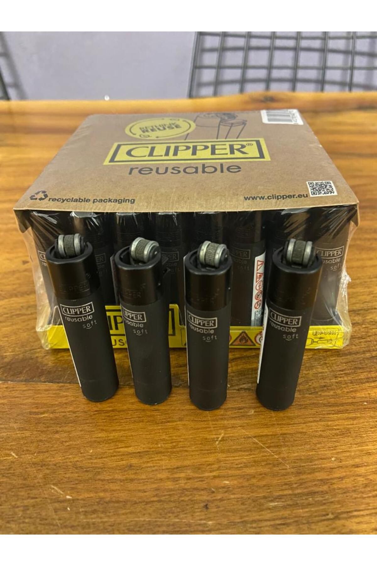 Clipper Reusable İnce Model Renkli Çakmaklar